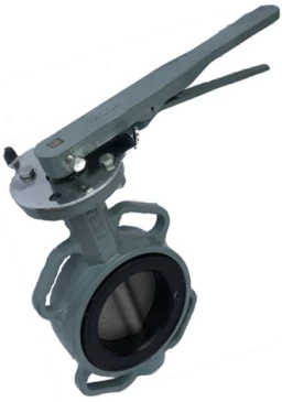 Затвор дисковый поворотный ABRA Ду250 Ру16 BUV-VF863D, межфланцевый, корпус - чугун, диск - нержавеющая сталь, рукоятка, NBR в Иваново